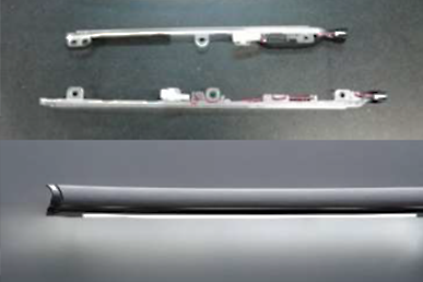 ドア用イルミネーションユニット（導光棒、レンズ、ハウジング、LEDユニット）